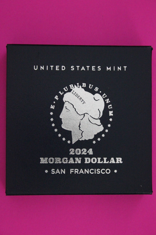 Gem Deep Cameo Proof 2024 S Morgan Silver Dollar .999 Mint Box COA 6054