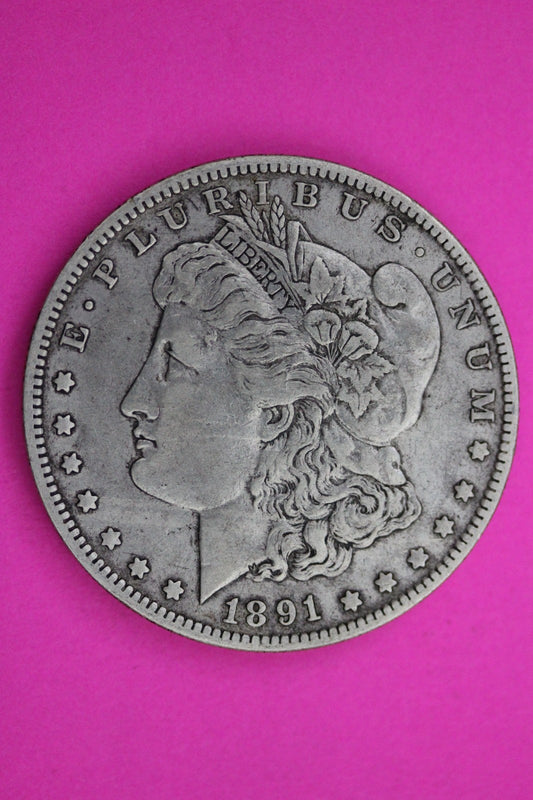 1891 O Morgan Silver Dollar Coin Guaranteed Authentic U.S.A American Seller 1981