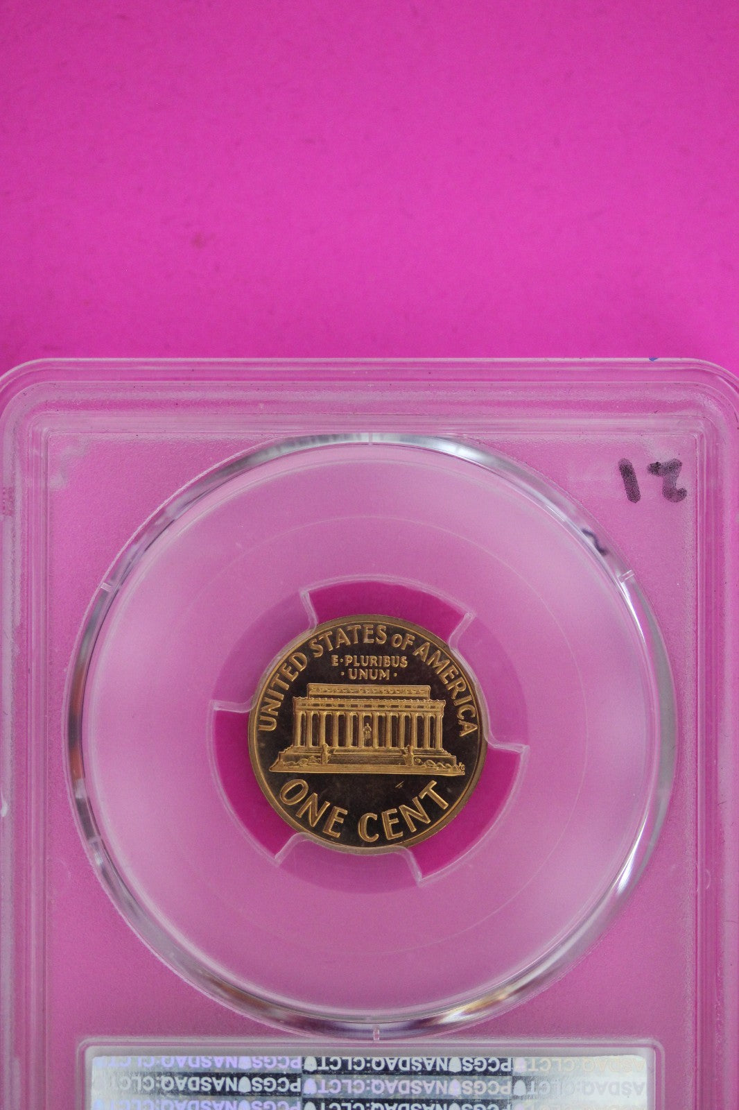 1968 S PR 68 Red Abraham Lincoln Memorial Cent DCAM PCGS Certified Graded 1282