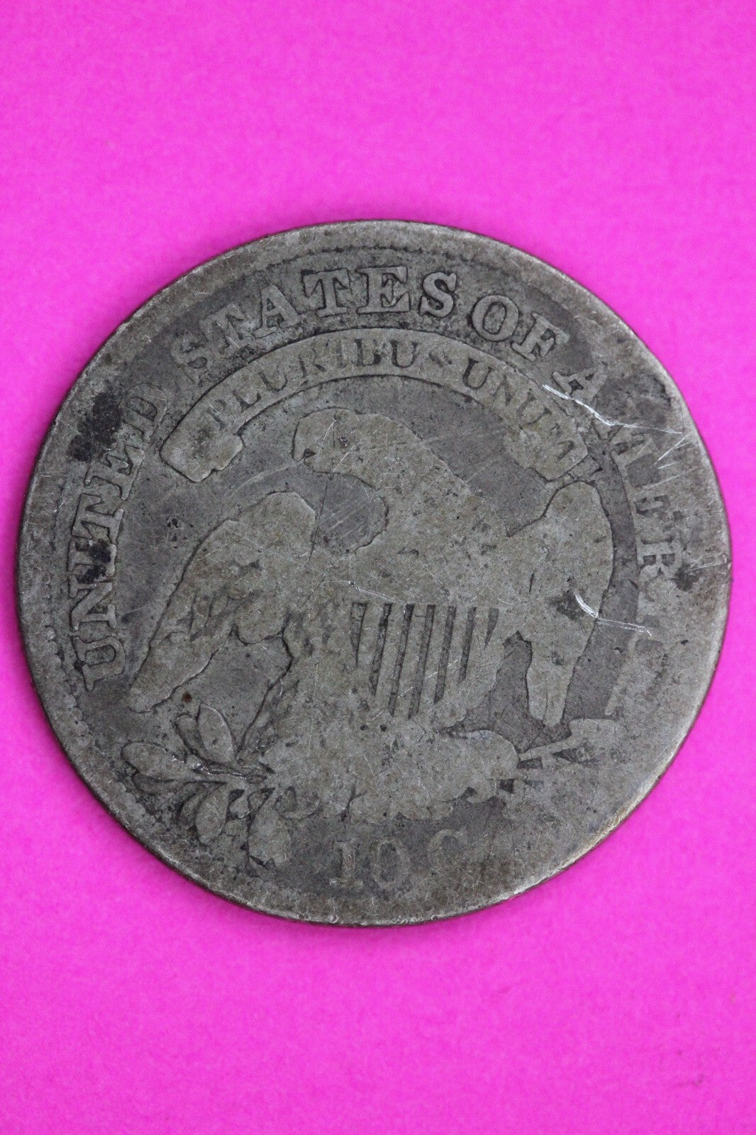 1831 Bust Capped Dime Lady Liberty Silver Coin Guaranteed Authentic Genuine 1361