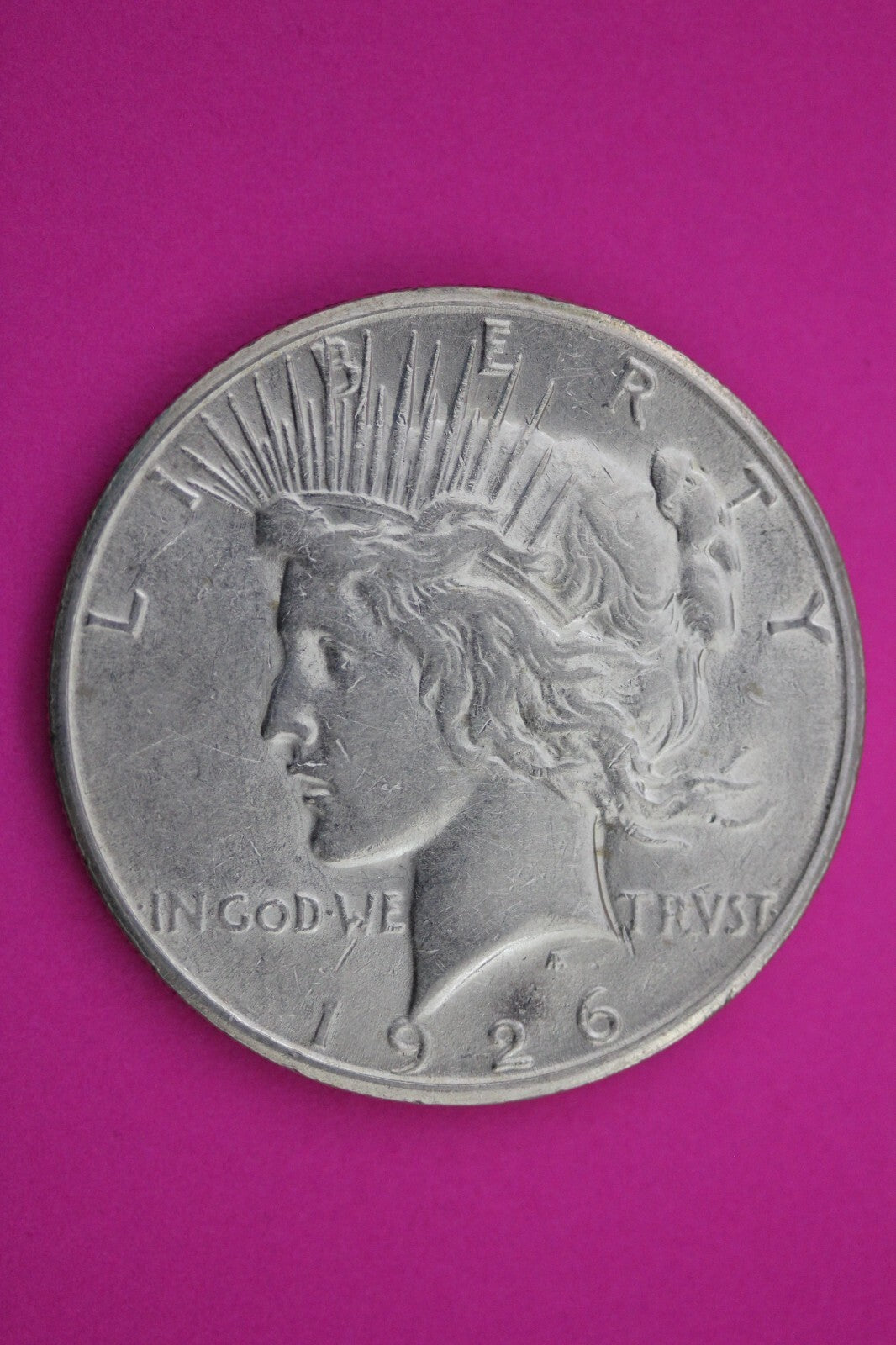 High Grade 1926 S Peace Silver Dollar LIberty Coin Guaranteed Authentic 0301N
