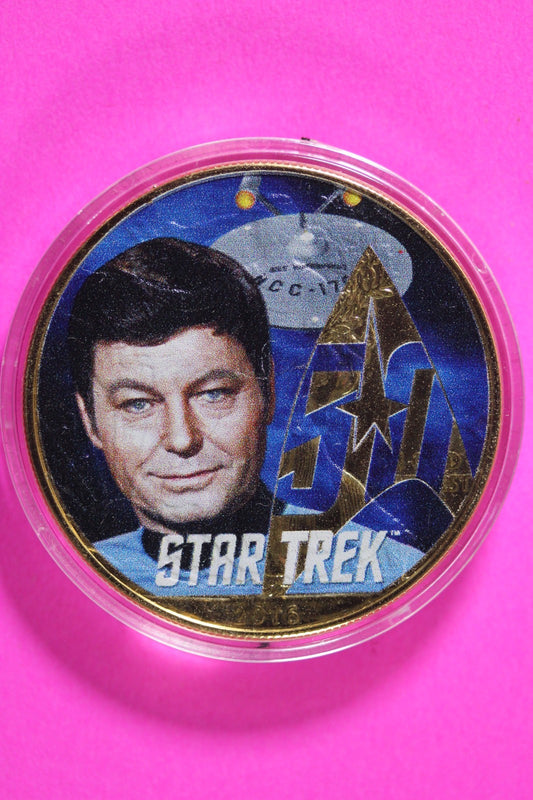 2016 Star Trek Dr McCoy Silver Eagle Coin 1 OZ .999 Fine Capsule C139