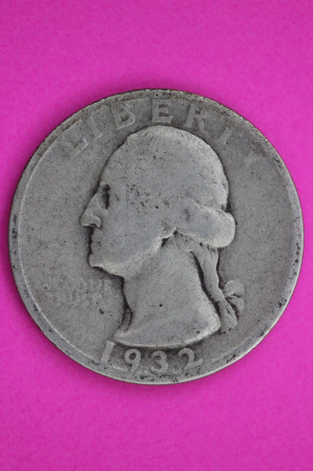 1932 S George Washington Silver Quarter Guaranteed Autthentic Genuine Coin 1233