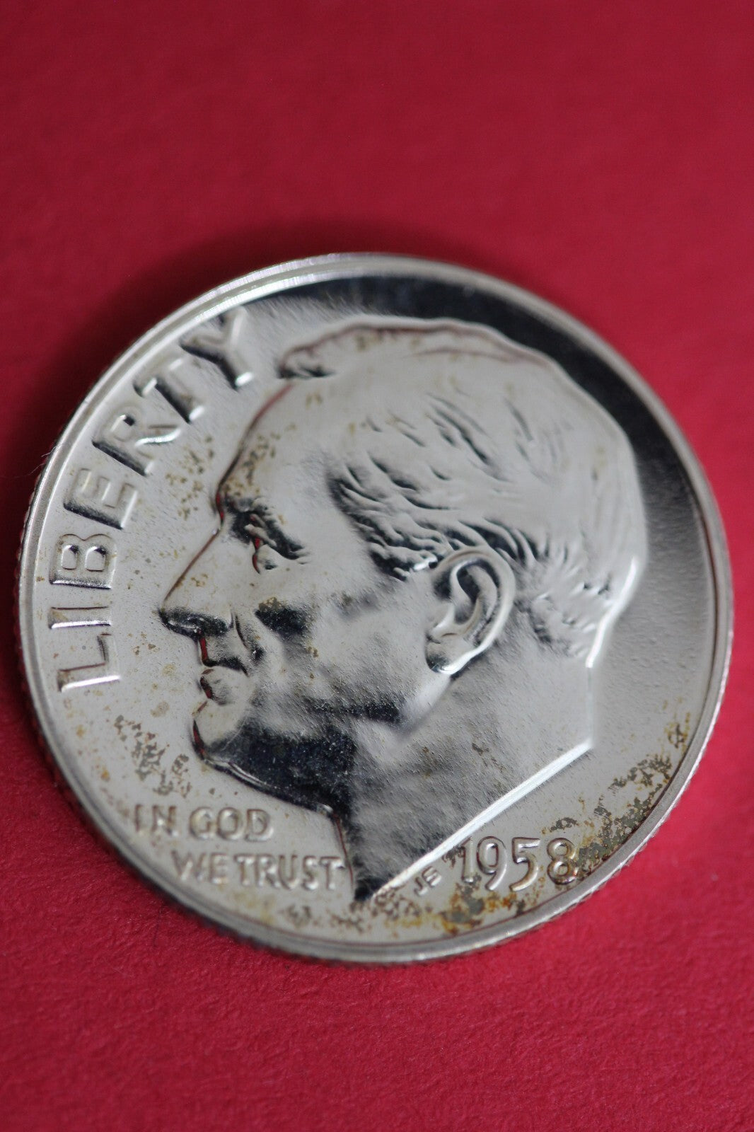 1958 Silver Proof Roosevelt Dime Exact Coin Shown 66