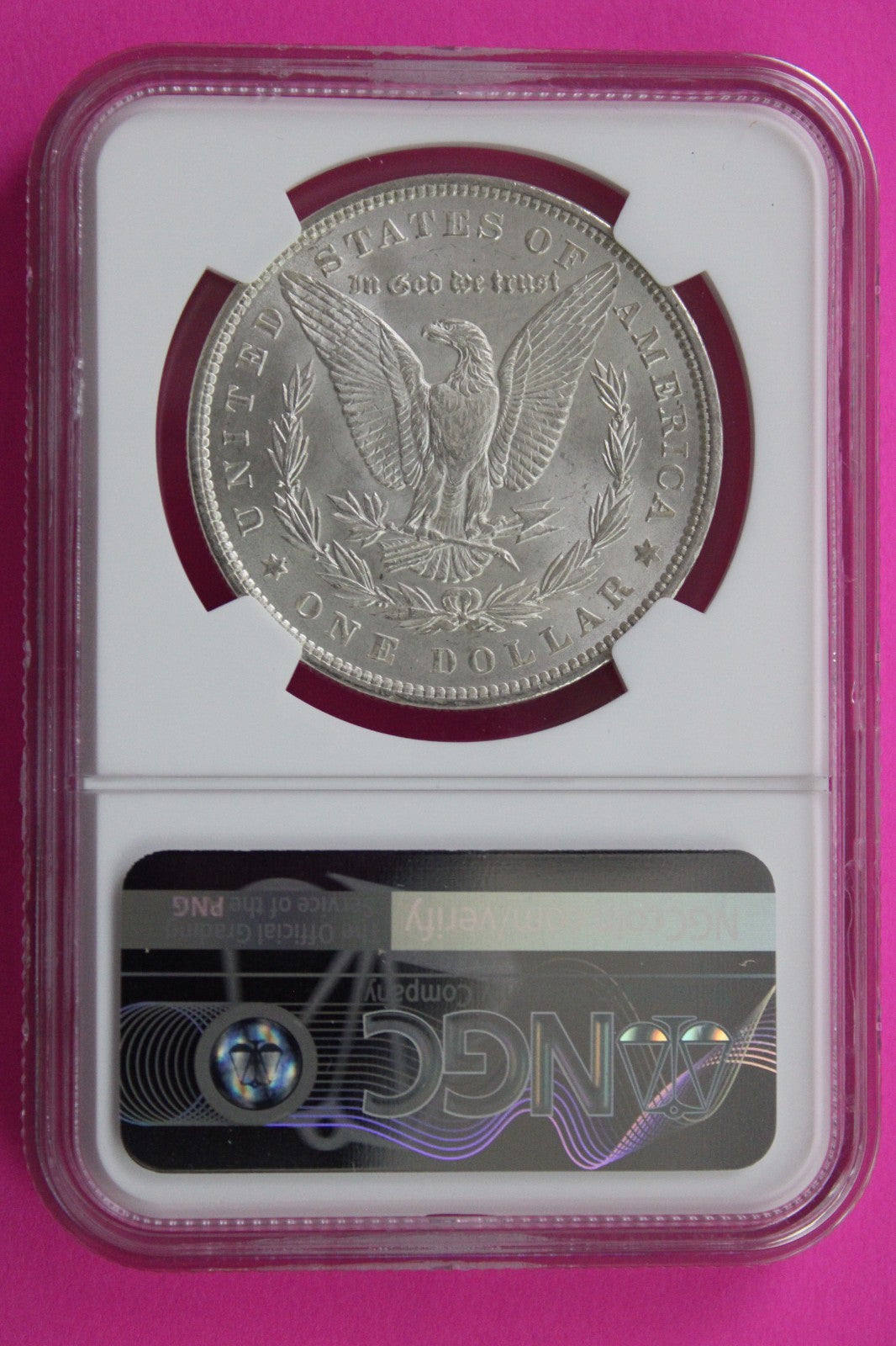 1890 P MS 63 Liberty Morgan Silver Dollar NGC Certified Graded Authentic 830