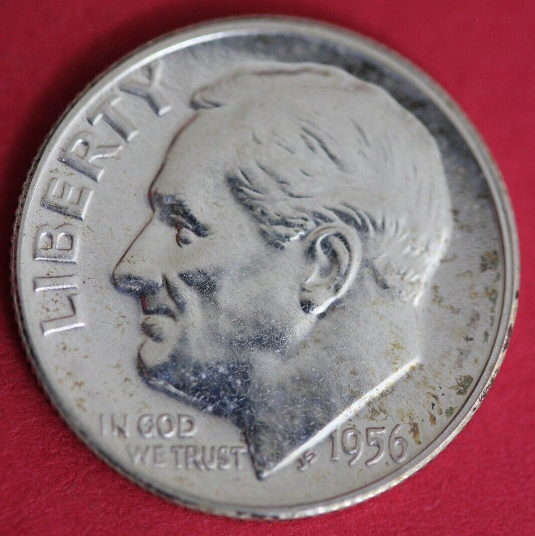 1956 Silver Proof Roosevelt Dime Exact Coin Shown Fast Shipping OCE 87