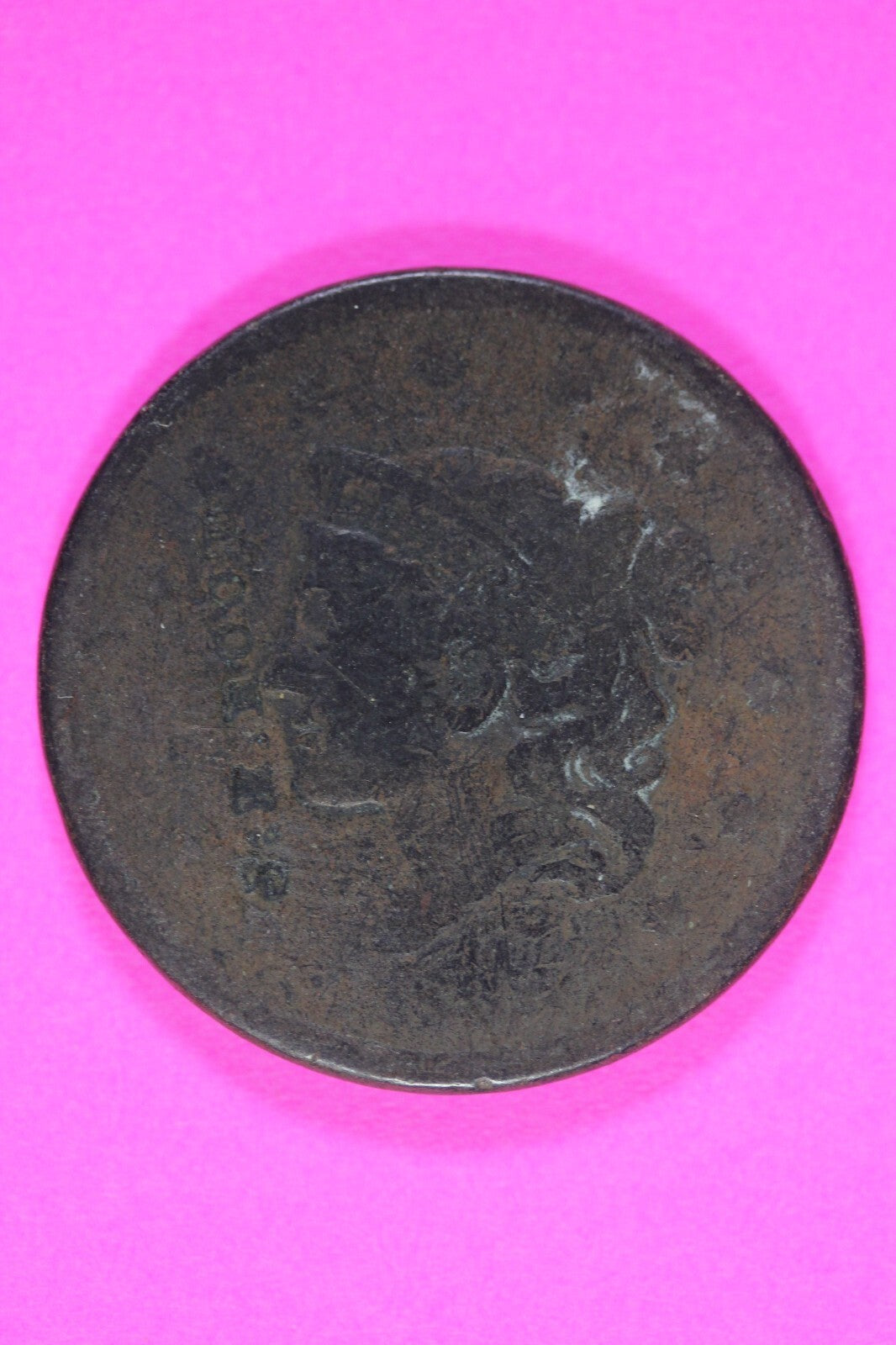 Store Counter Stamped Large Cent No Date Exact Coin Pictured Nice Reverse 12