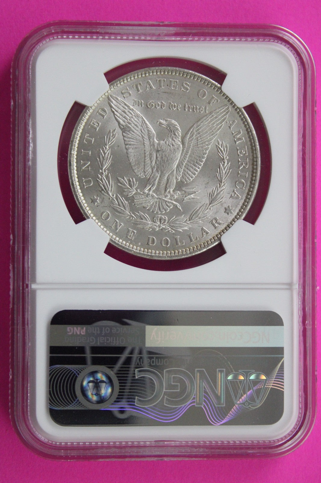 1889 P MS 63 Liberty Morgan Silver Dollar NGC Certified Graded Authentic 827