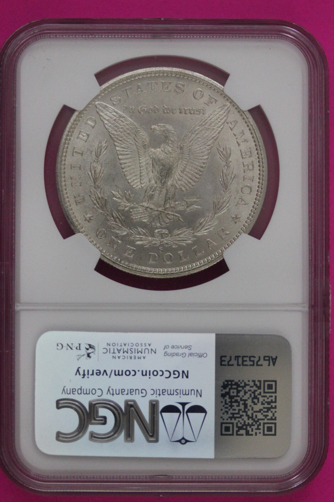 1880 S MS 64 Liberty Morgan Silver Dollar NGC Certified Graded Authentic 744