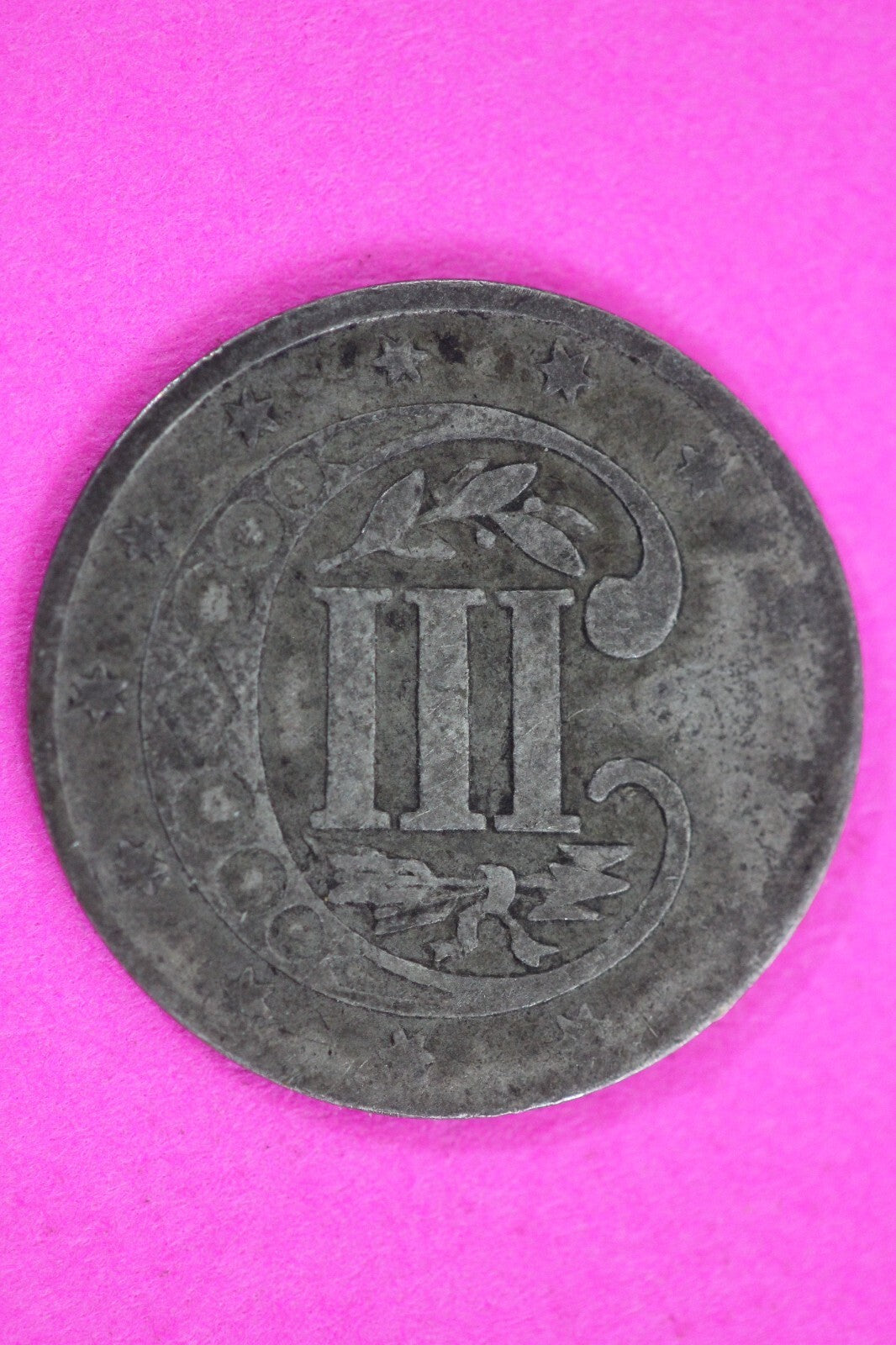 1858 Trime 3 Three Cent Silver Dime Exact Coin Shown In Pics Semi Key Date 93