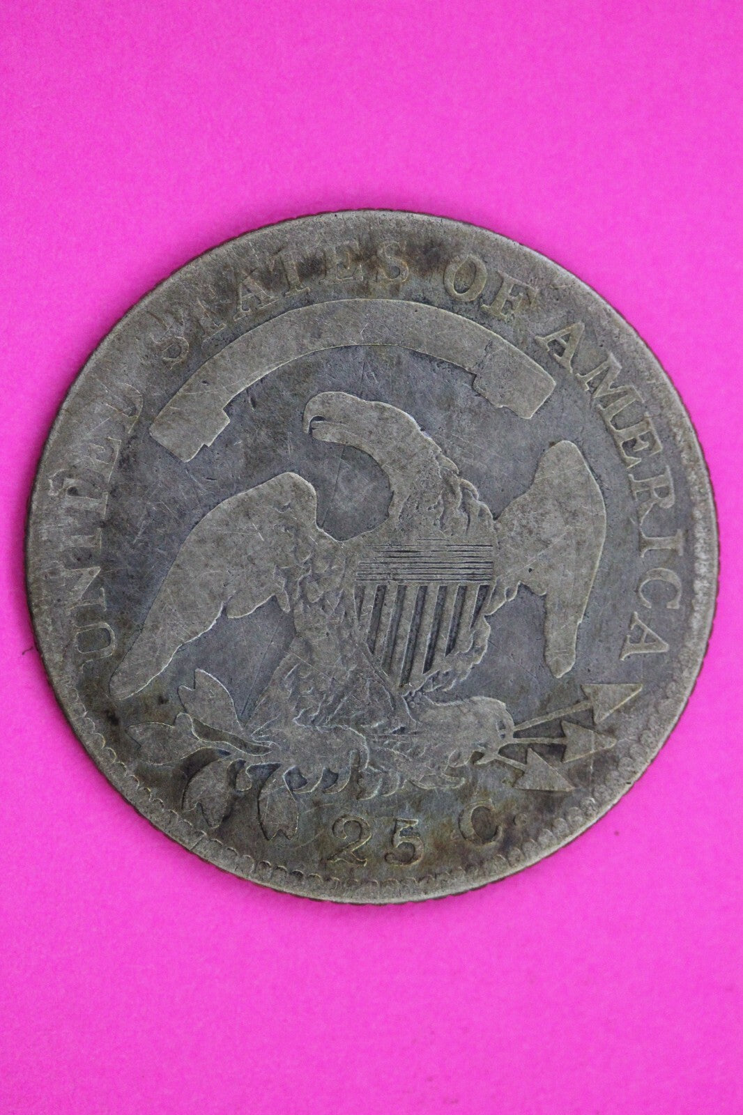 1818 Bust Cap Quarter Lady Liberty Guaranteed Authentic & Genuine Coin 1195