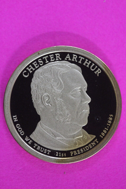 Proof 2012 S Chester Arthur Presidential Dollar DCAM Same Coin In Pics TOM 15