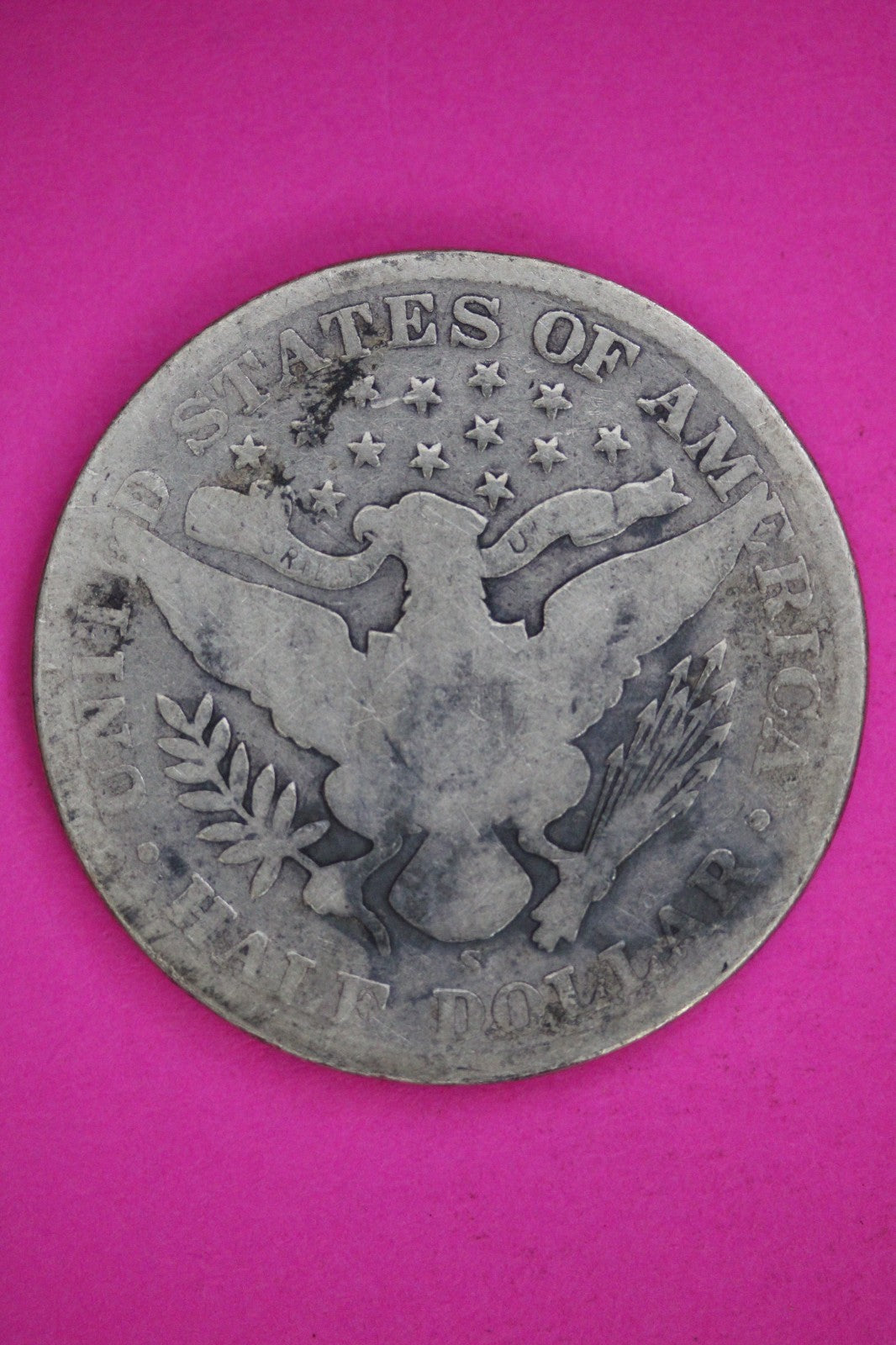 1904 S Barber Liberty Silver Half Dollar Guaranteed Authentic Genuine Coin 2858