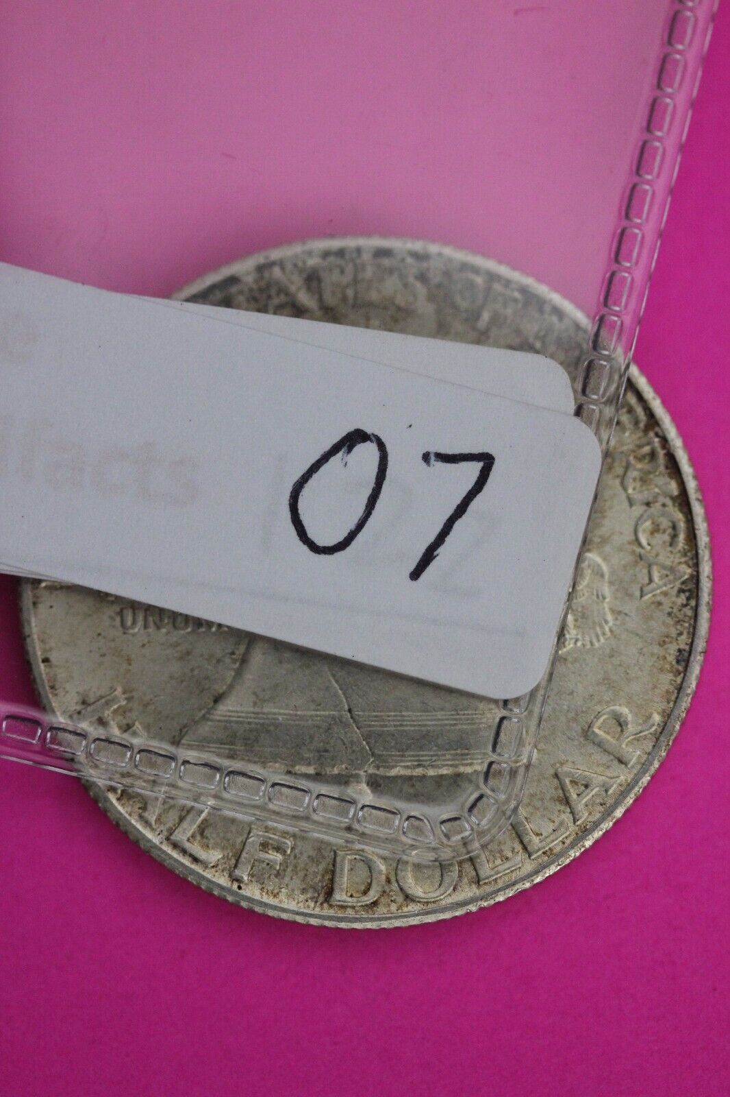 High Grade Toned 1949 S Ben Franklin Silver Half Dollar Exact Coin Shown 07