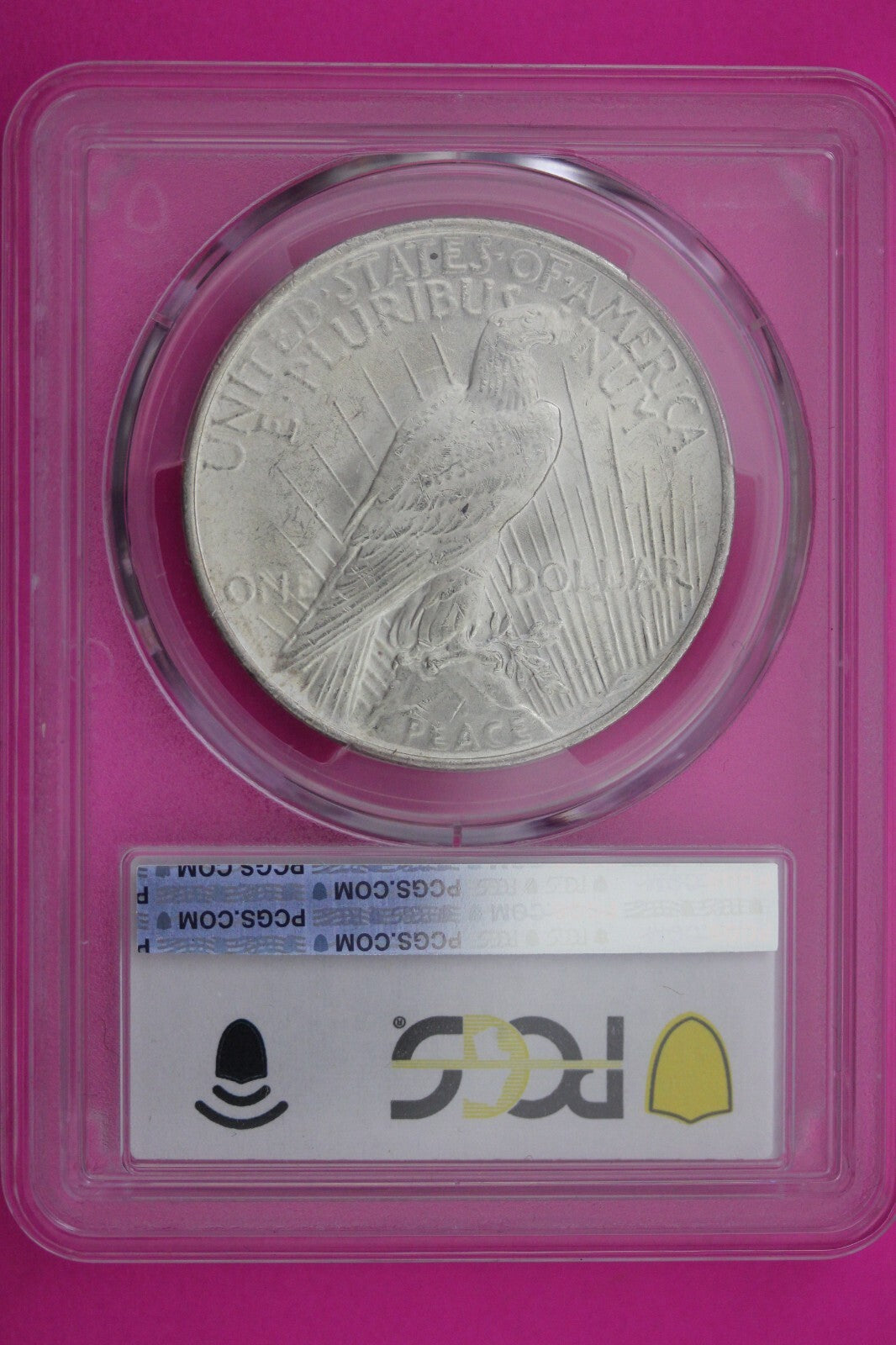 1923 P MS 63 Liberty Peace Silver Dollar PCGS Certified Authentic Graded 335