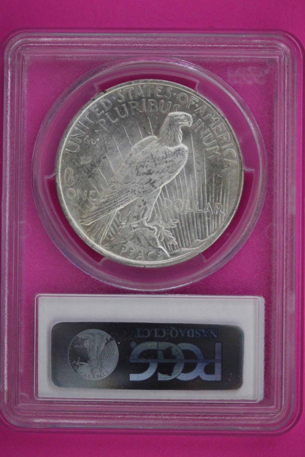 1923 P MS 63 Liberty Peace Silver Dollar PCGS Certified Graded Authentic 594