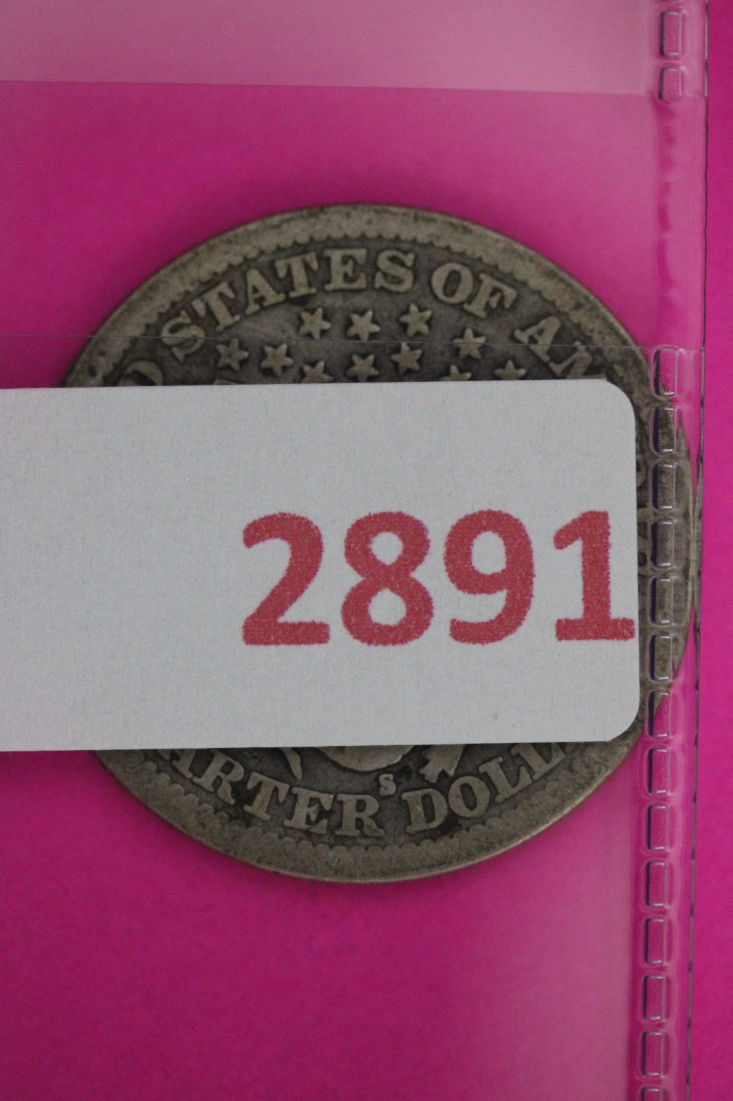 1912 S Barber Liberty Quarter Silver Guaranteed Authentic & Genuine Coin 2891