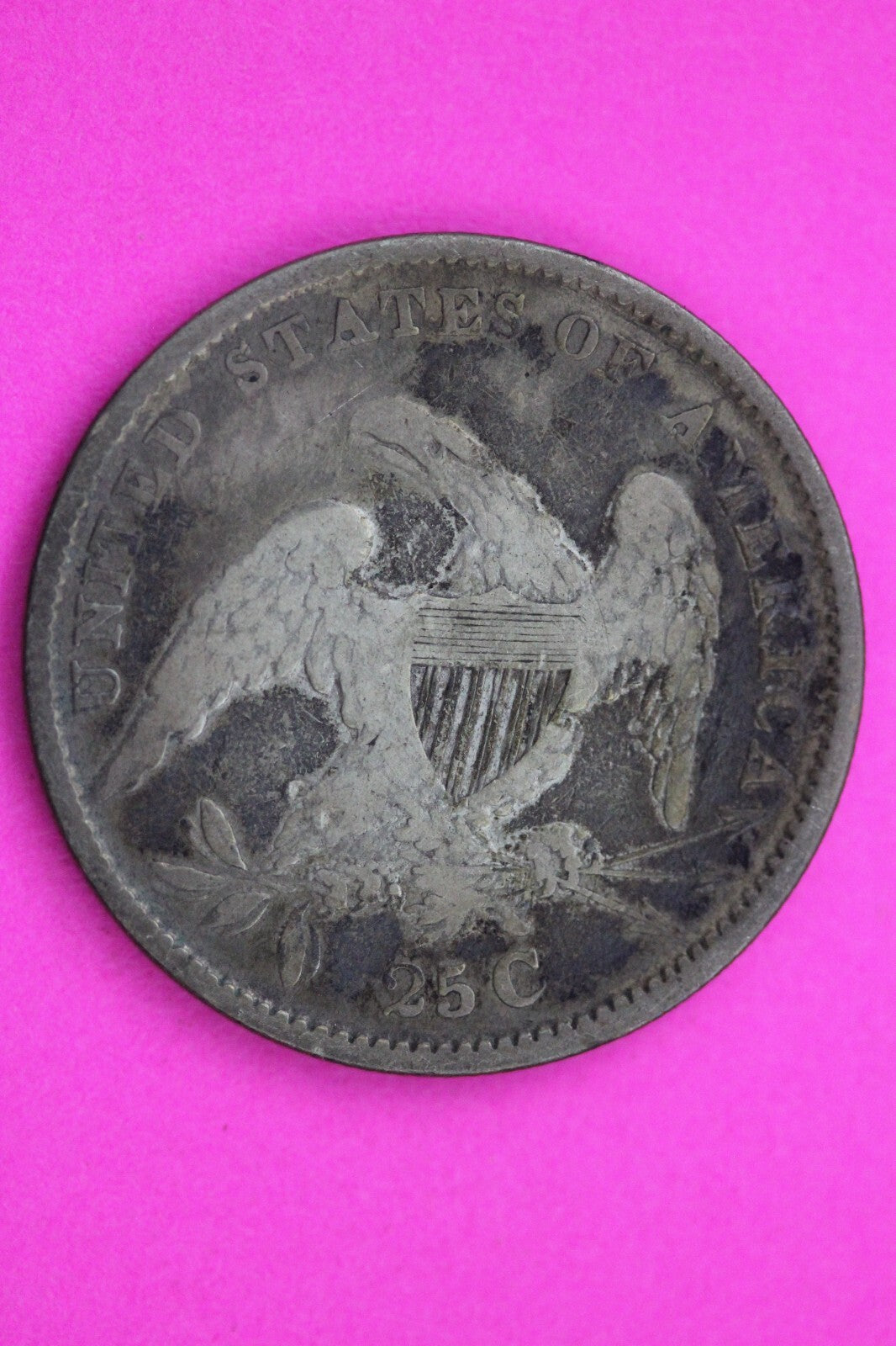 1834 Bust Cap Quarter Lady Liberty Rare Silver Key Date Coin Authentic 0574N