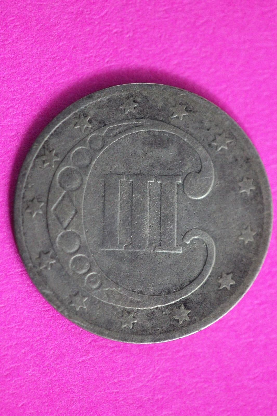 1858 Trime 3 Three Cent Silver Dime Exact Coin Shown In Pics Semi Key Date 64