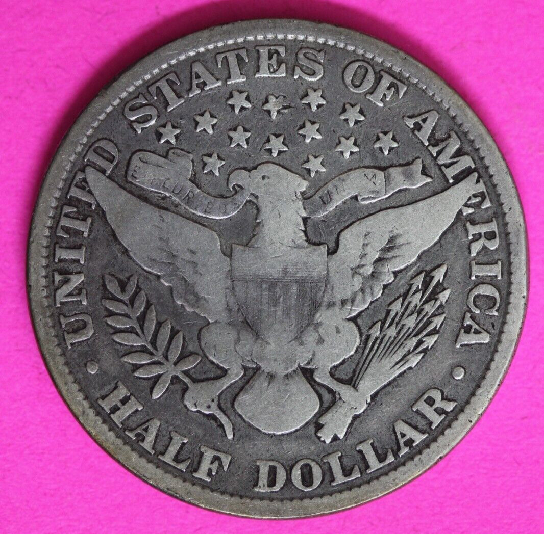 1901 P Barber Liberty Half Dollar Scarce Semi Key Date Coin Philadelphia 10