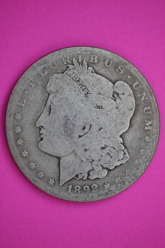 1892 S Morgan Silver Dollar Coin Guaranteed Authentic American Seller 2509