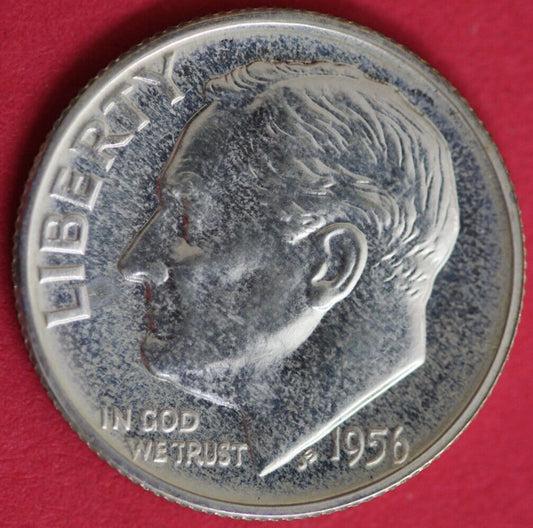 1956 Silver Proof Roosevelt Dime Exact Coin Shown Fast Shipping OCE 99