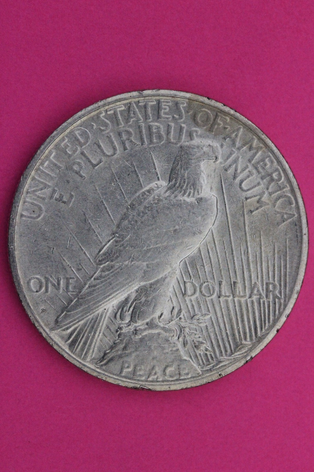 High Grade 1925 S Peace Silver Dollar LIberty Coin Guaranteed Authentic 0305N
