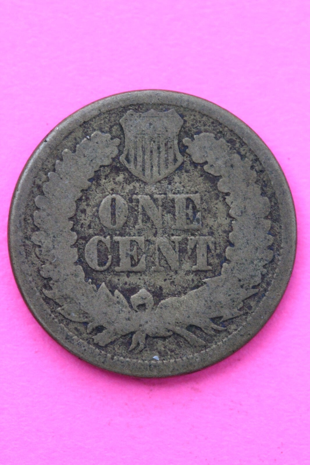 1863 Copper Nickel Indian Head Cent Penny Exact Early Type Coin Pictured 129