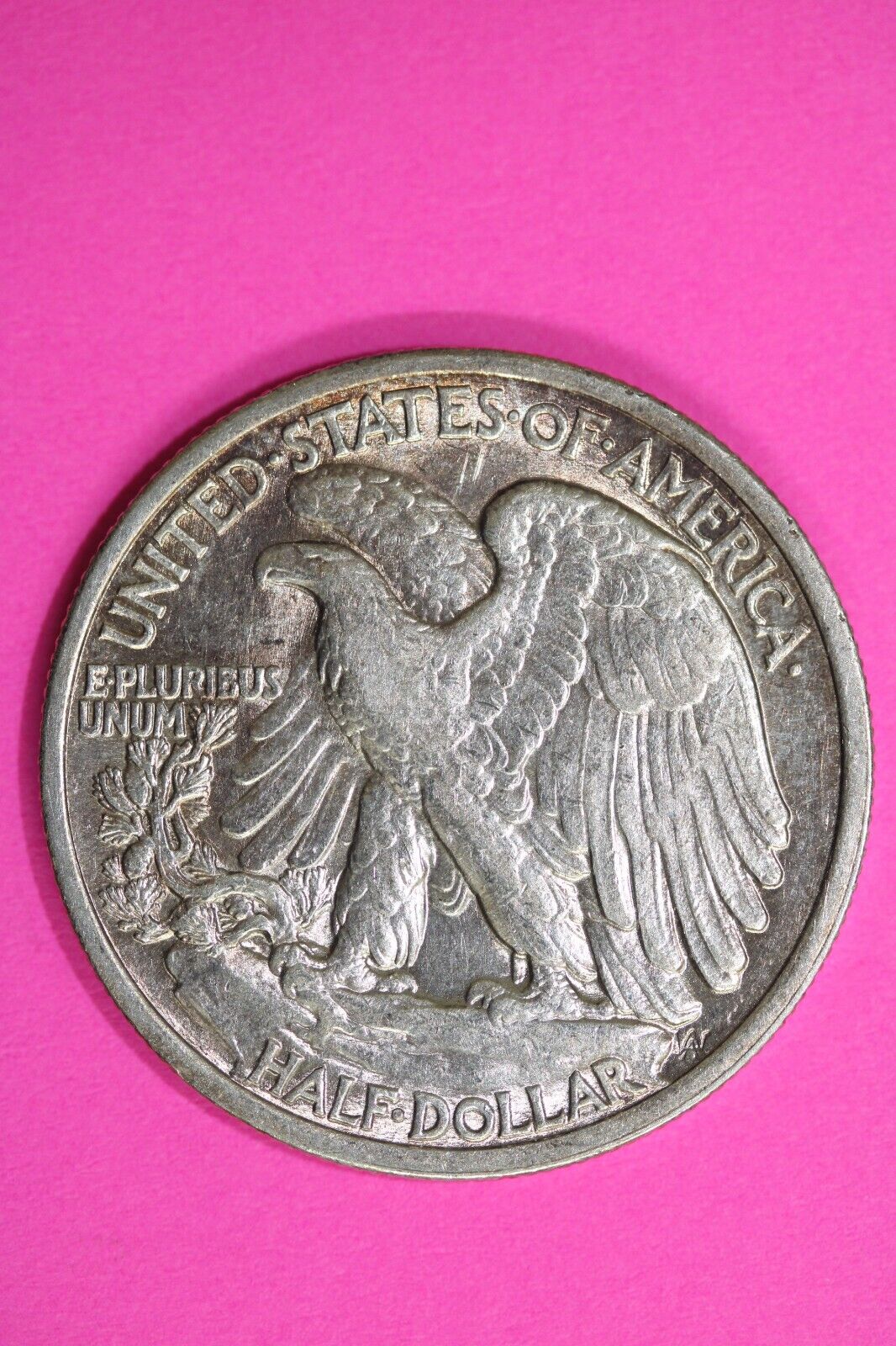 Toned High Grade 1935 P Walking Liberty Half Dollar Silver Coin Philadelphia 30