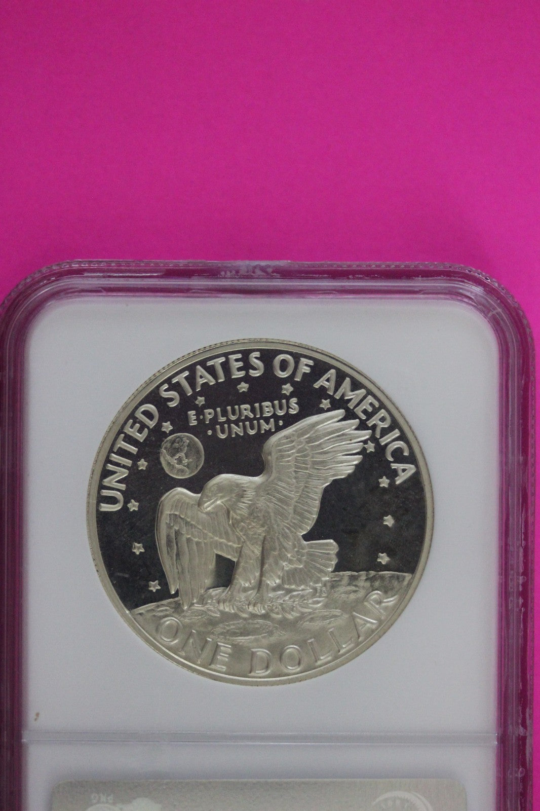 1973 S PR 69 UCAM Silver Ike Eisenhower Dollar NGC Certified Authentic Slab 44