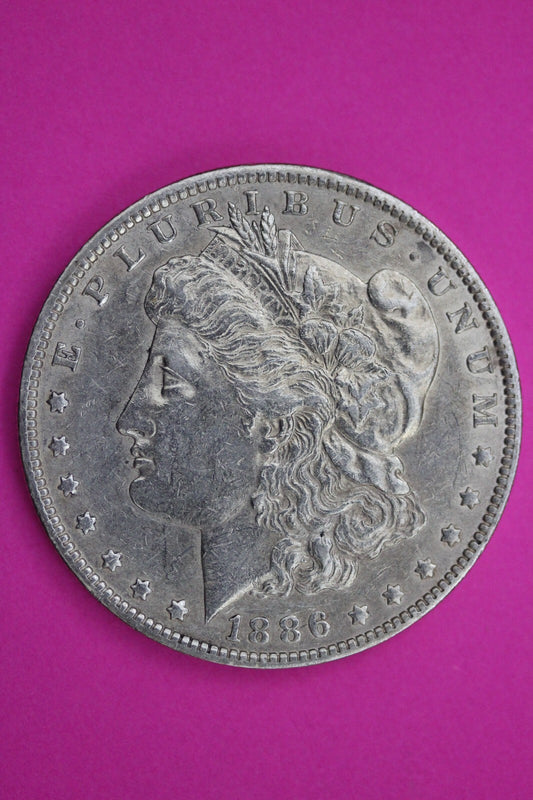 High Grade 1886 O Morgan Liberty Silver Dollar New Orleans Semi Key Coin 242