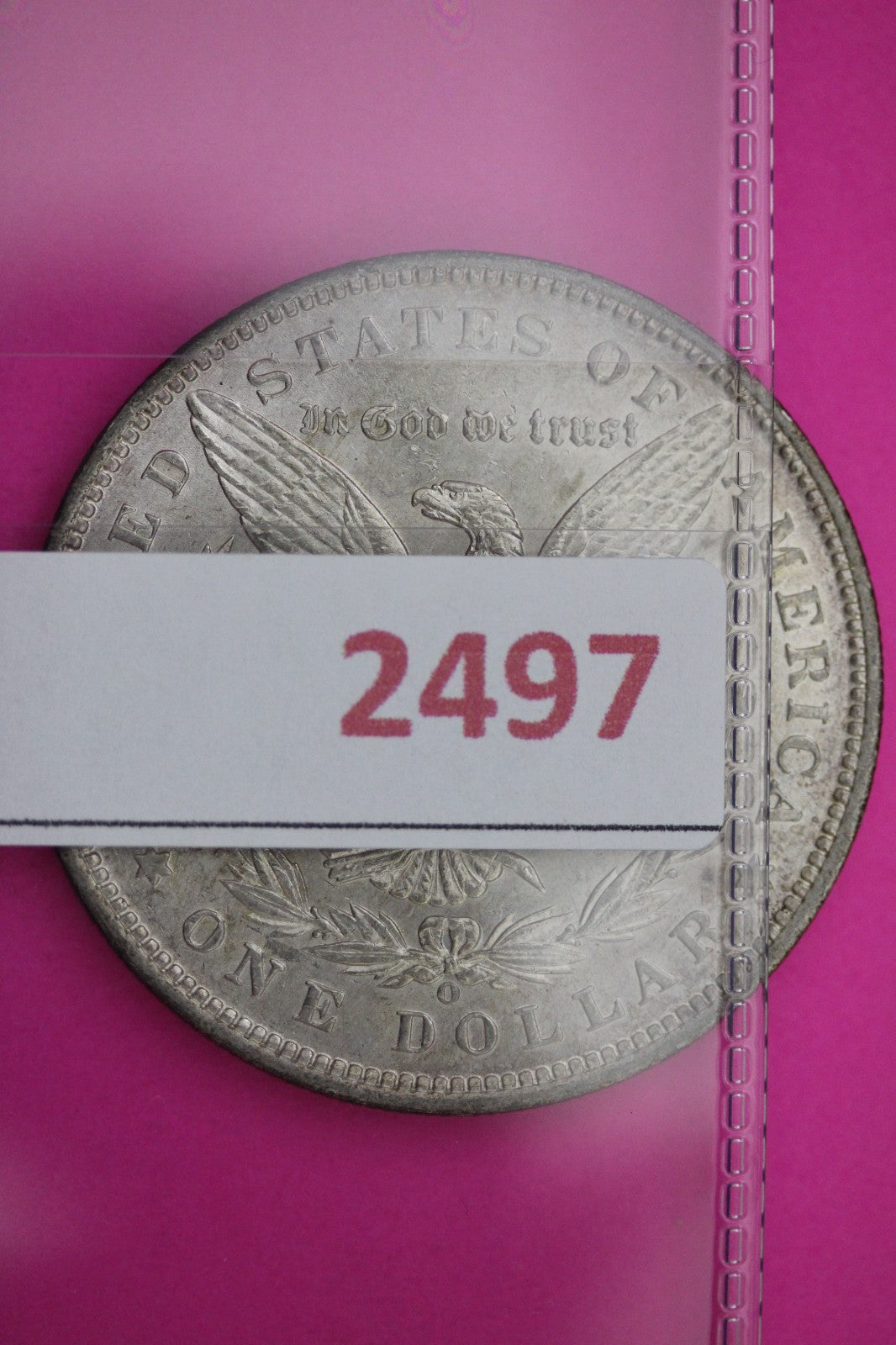 High Grade 1890 O Morgan Lady Liberty Rare Date Silver Dollar Authentic 2497