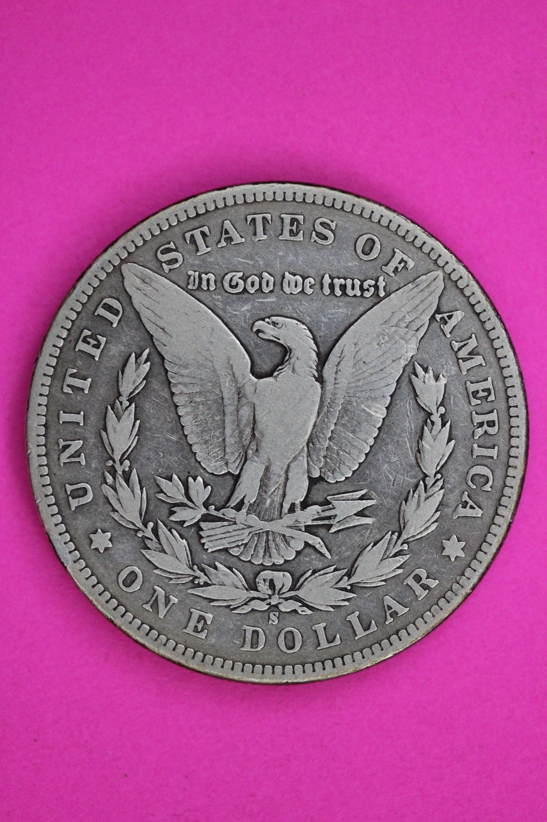 1896 S Morgan Lady Liberty Silver Dollar Guaranteed Authentic & Genuine 1751