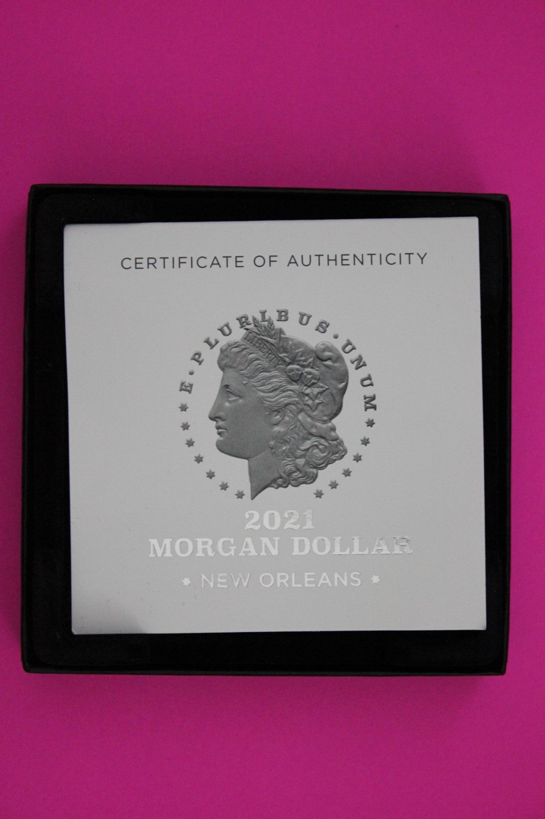 Gem Brilliant Uncirculated 2021 O Morgan Silver Dollar .999 Mint Box COA 6017