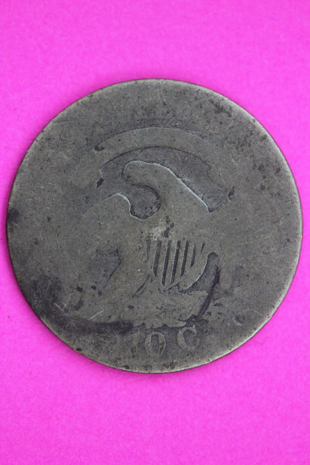 Dateless Bust Capped Dime Lady Liberty Silver Coin Authentic & Genuine 1363