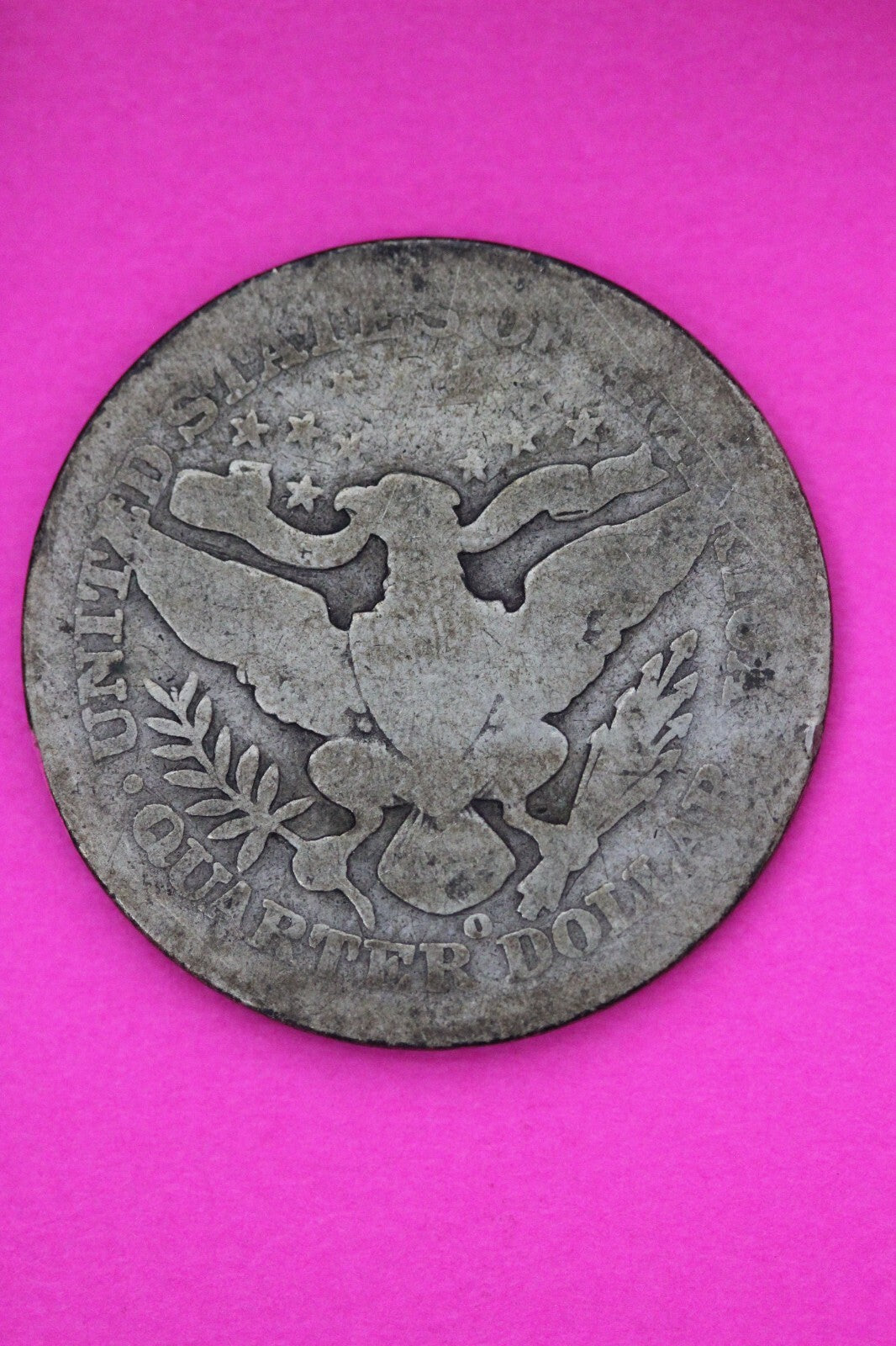 1904 O Barber Liberty Silver Quarter Scarce Semi Key Date New Orleans Mint 86