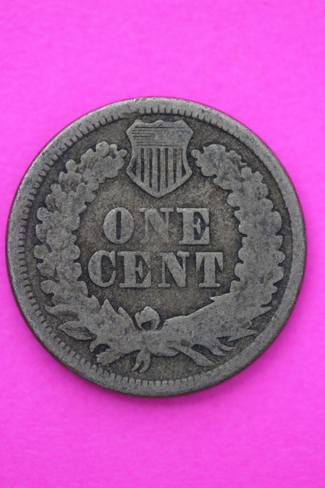 1863 Copper Nickel Indian Head Cent Penny Exact Early Type Coin Pictured 219