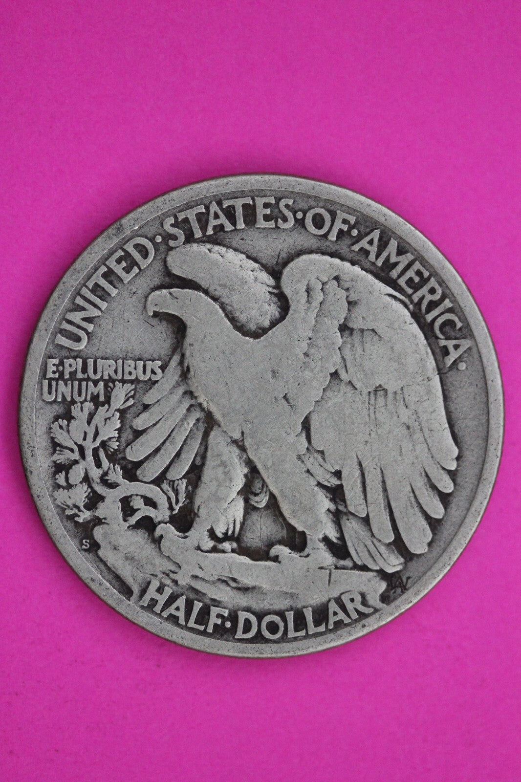 1923 S Walking Liberty Silver Half Dollar Guaranteed Authentic Genuine Coin 1172