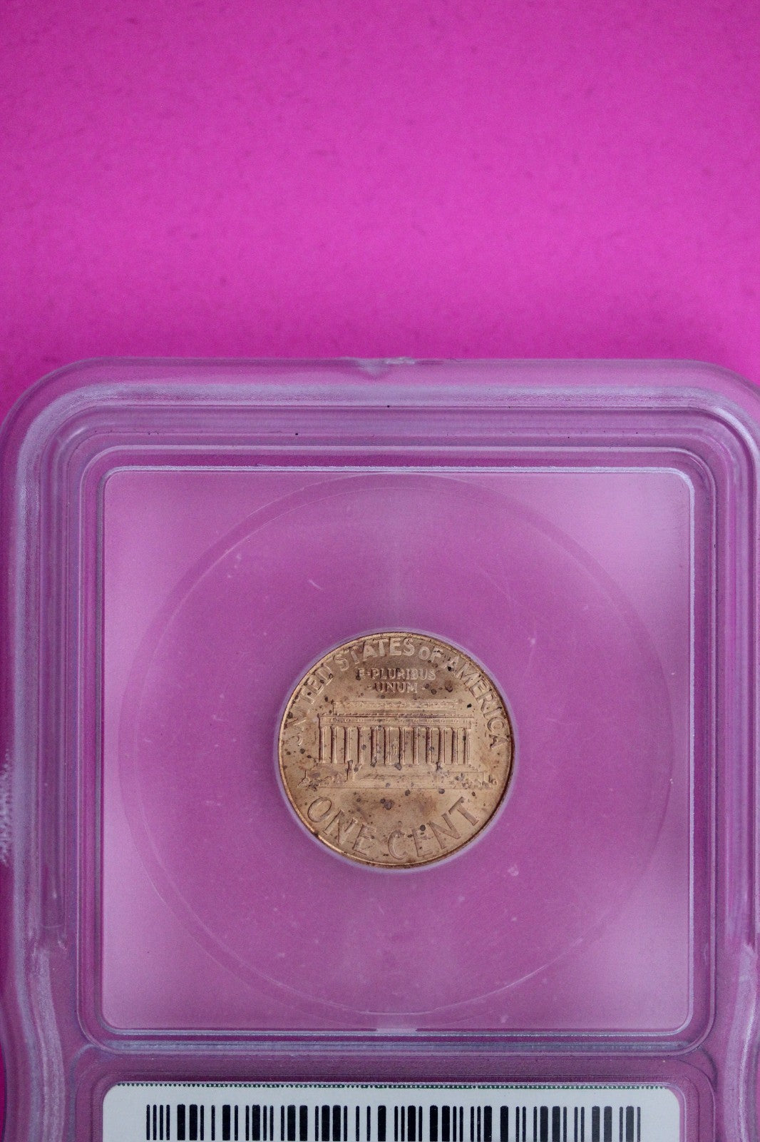 2000 MS 67 Wide AM Type 2 Reverse Red Abraham Lincoln Memorial Cent ICG 1278