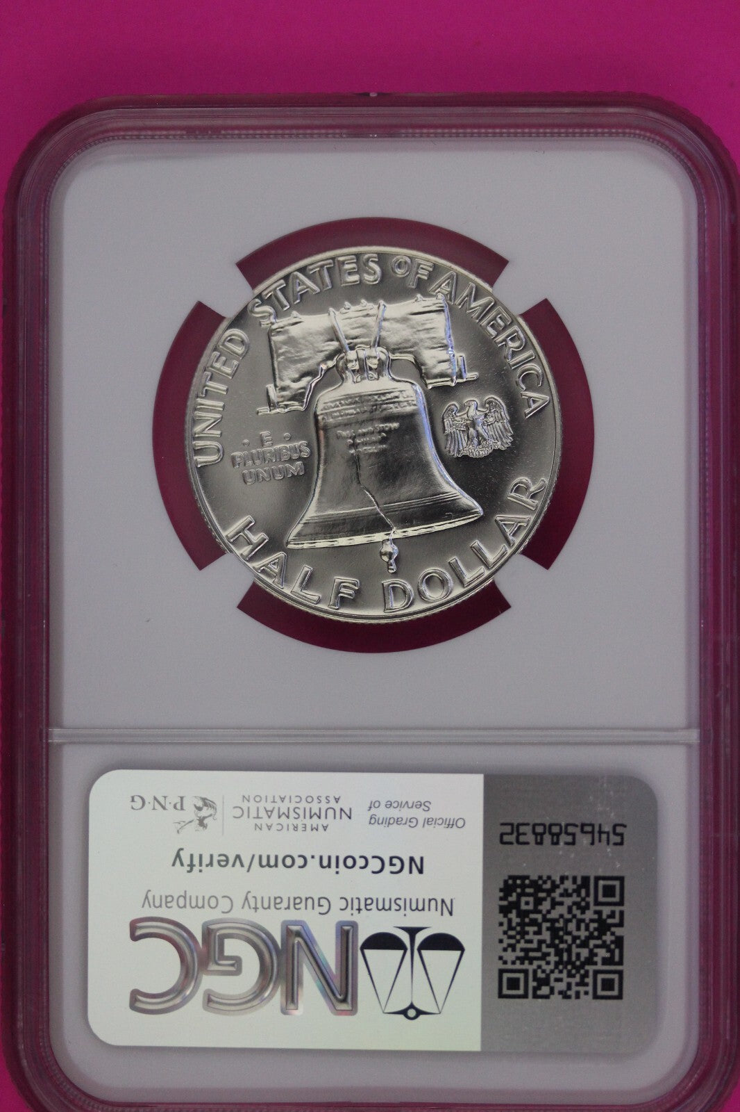 1959 PF 68 Ben Franklin Half Dollar NGC Graded Certified Authentic Slab 901