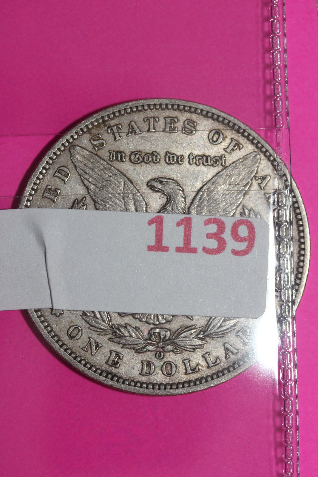 1889 O Morgan Liberty Silver Dollar Guaranteed Authentic & Genuine Coin 1139