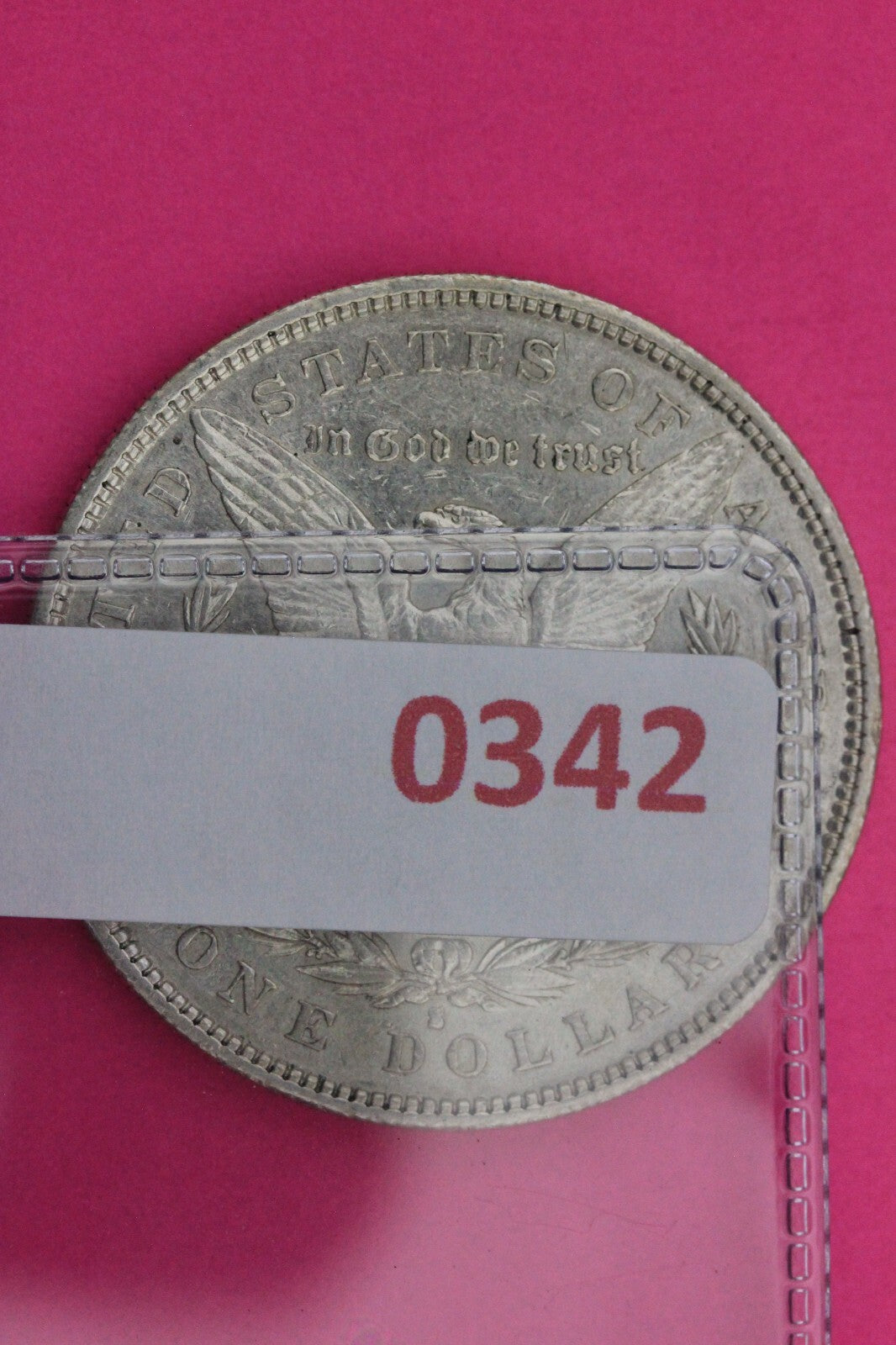 High Grade 1890 S Morgan Lady Liberty Rare Date Silver Dollar Authentic 0342N