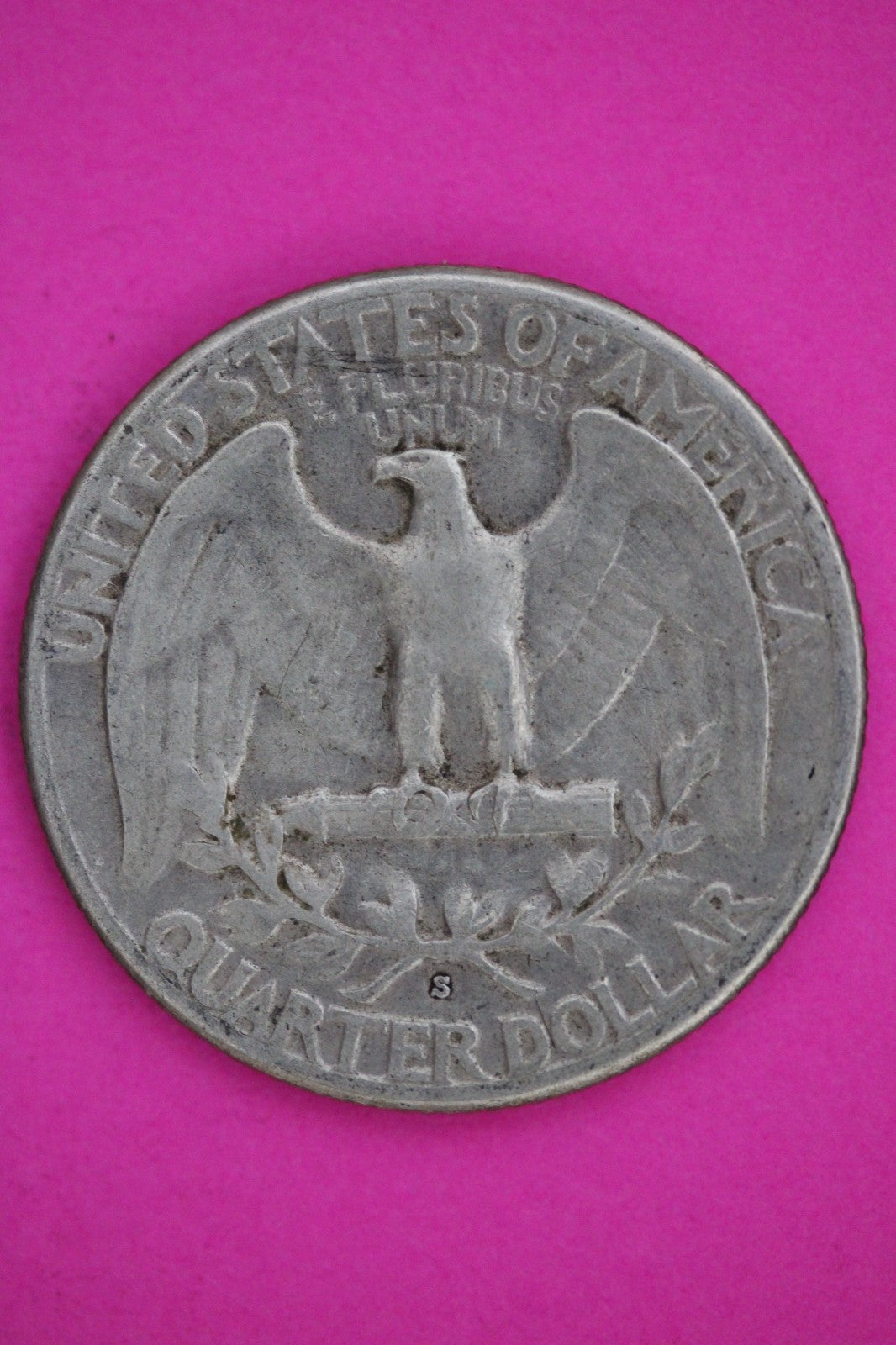 1937 S George Washington Silver Quarter Guaranteed Authentic Genuine Coin 2582