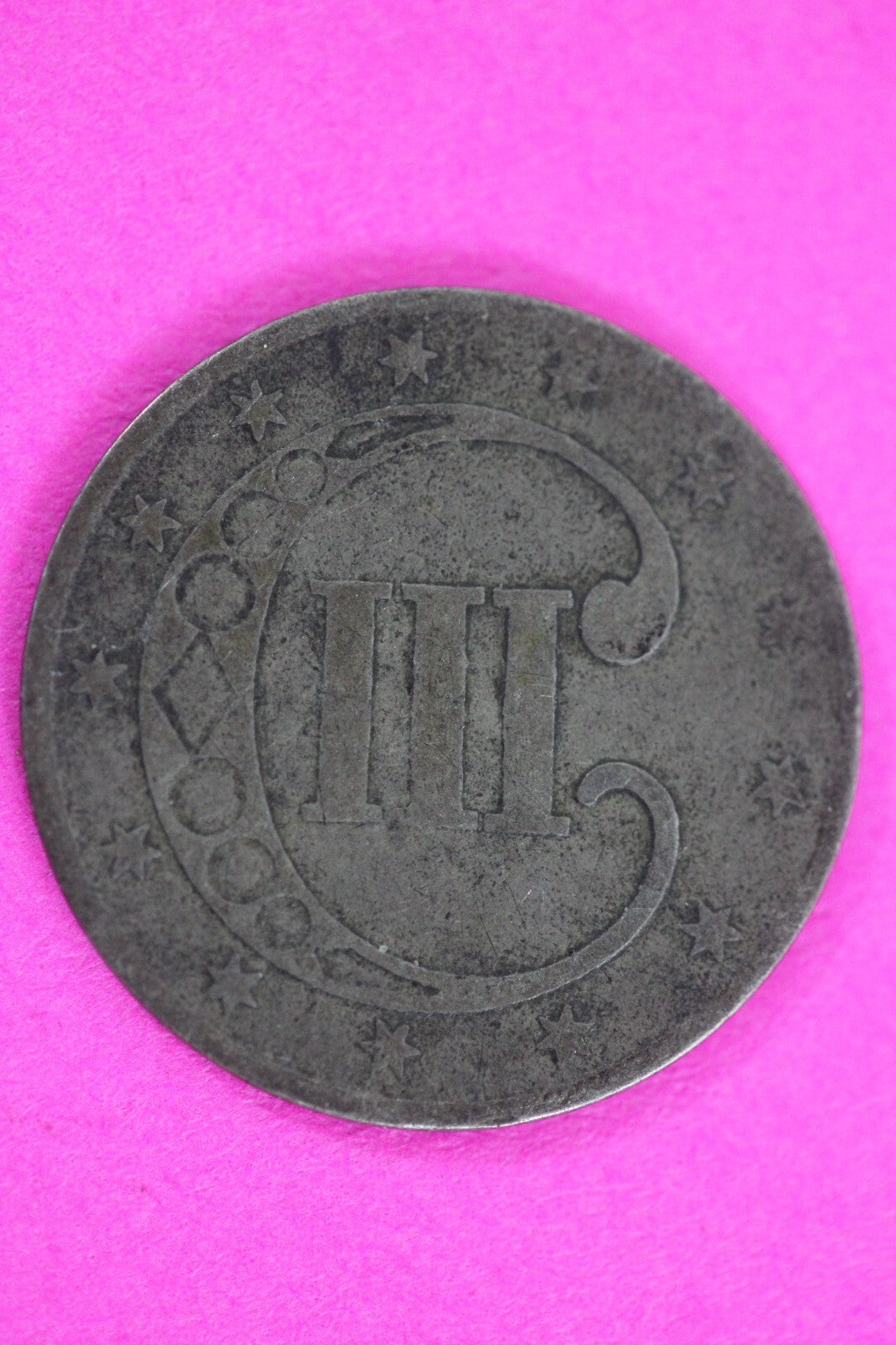 1852 Trime 3 Three Cent Silver Dime Exact Coin Shown In Pics Semi Key Date 74