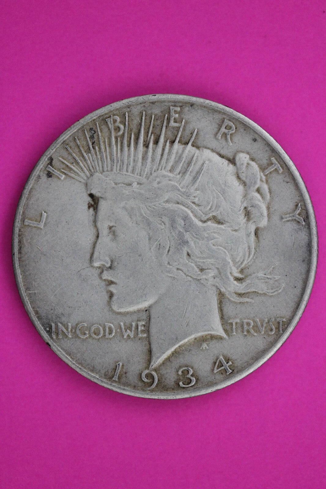 1934 S Peace Liberty Silver Dollar Guaranteed Authentic & Genuine Coin 1397