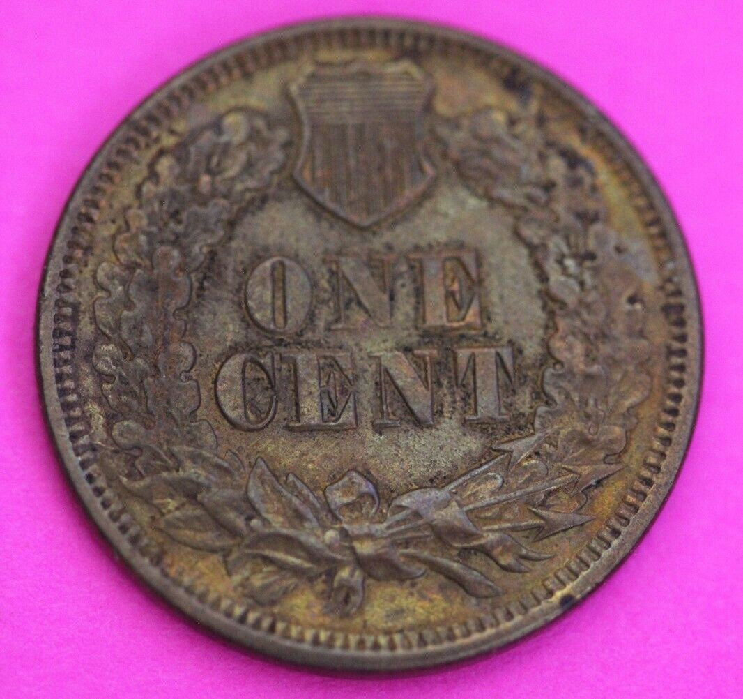 1872 Snow 10-A Shallow N Reverse Indian Head Cent Penny Very Rare Type 335