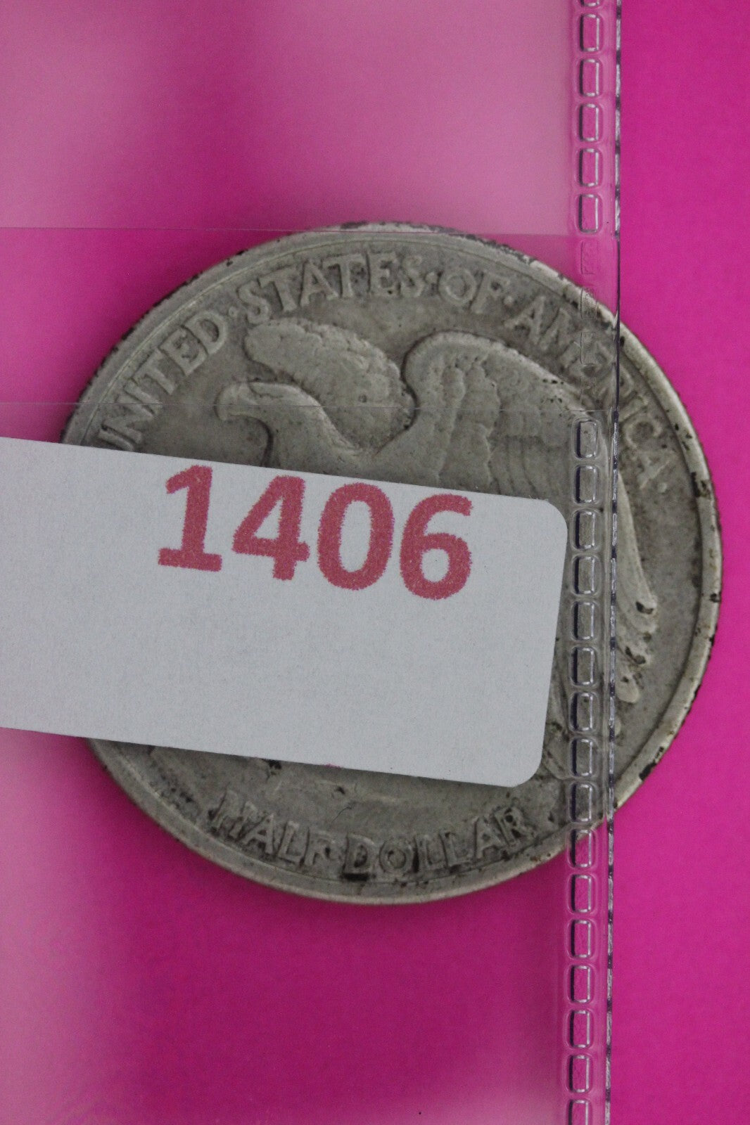 1918 S Walking Liberty Silver Half Dollar Guaranteed Authentic Genuine Coin 1406