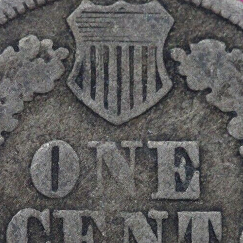 1863 Copper Nickel Indian Head Cent Penny Exact Early Type Coin Pictured 219