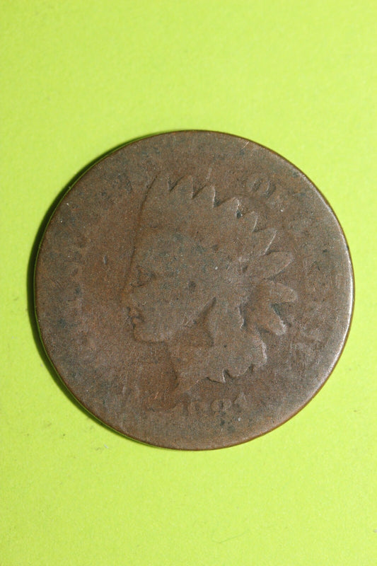1881 Indian Head Cent Penny Low Grade Cull Exact Coin Shown Fast Shipping OCE 92