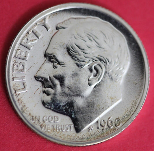 1960 Silver Proof Roosevelt Dime Exact Coin Shown 06